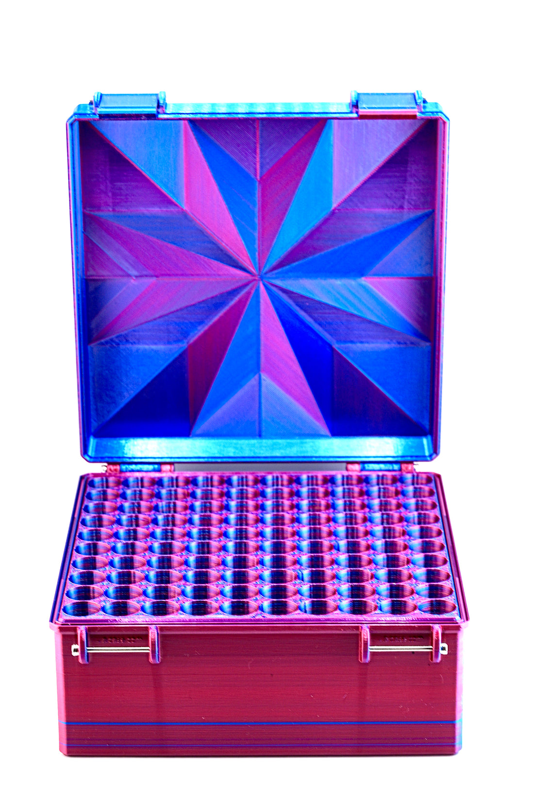 49 x 10 ml + 100 x 3ml Vial Case — open interior view