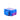 Blue and pink rectangular vial container on a white background