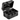 Black 6-Slot 30 ml Hosperia BAC Vial Case — full product shot