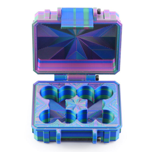 VialCase 10-Slot Compact Organizer with DHT-blocker supplements for hair loss