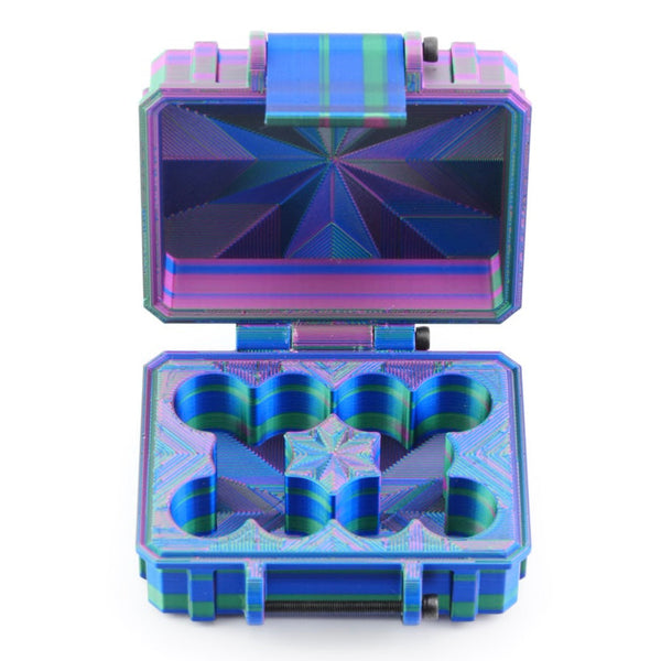 VialCase 10-Slot Compact Organizer with DHT-blocker supplements for hair loss