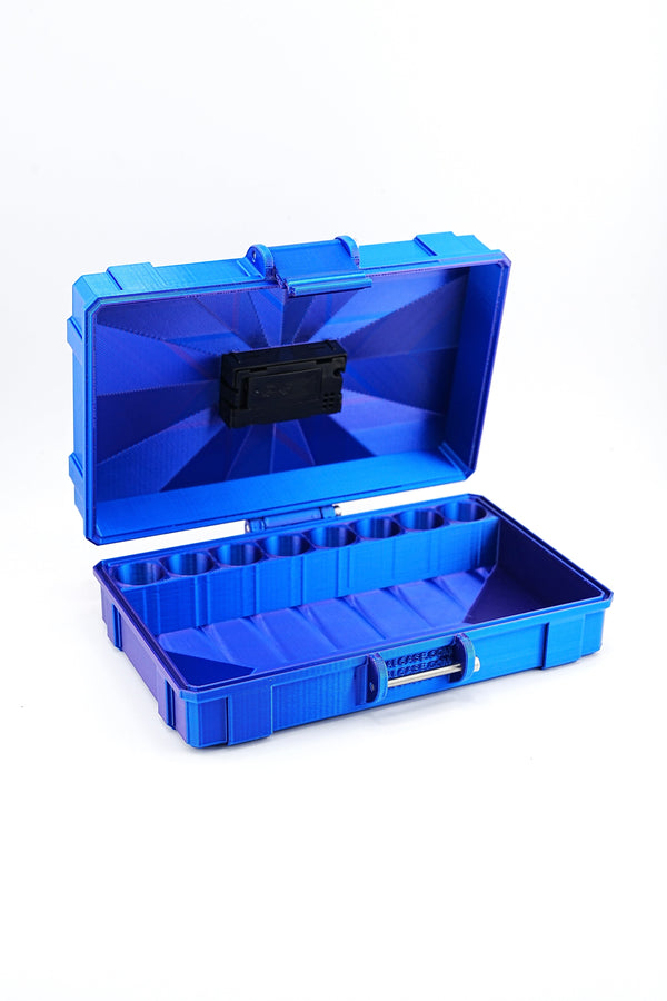 Peptide storage troubleshooting with TempView — lid sensor showing in-spec temperature and humidity readout for safe vial storage