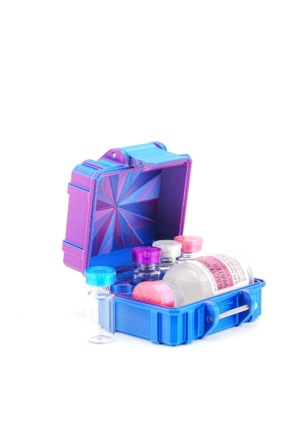 How to buy Ozempic on Amazon Pharmacy — VialCase Mixed Vial Case with 4×3 mL vial slots and 1 Hospira bacteriostatic water slot for at-home setup