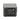Black and gray storage case on a white background