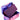 Pink and purple vial case with multiple compartments on a white background