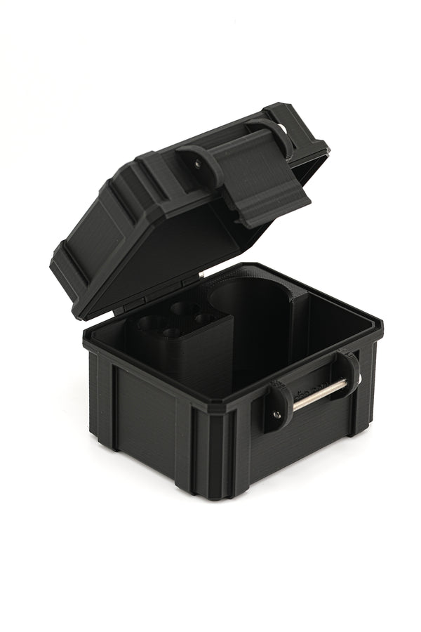 Scleral Lens Travel Case | Tools Clear Care Storage | Travel Station for Daily Lens Care Hygiene