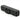 Black rectangular syringe case with a strap on a white background