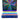 Colorful sample vials in a blue case with geometric design