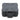 Black plastic case with geometric pattern on a white background