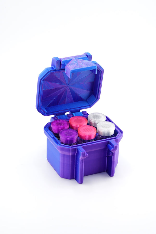 6-Slot 3 ml Mini Rugged Vial Case | Compact Travel Organizer