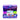 Lab test kit with various components in a purple case on a white background