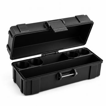 4-Slot 3 ml or 10 ml Vial Case with Extra Storage for Syringes, Alcohol pads, — additional product view