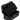 Black vial storage case with multiple compartments on a white background